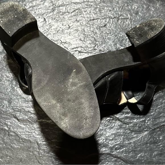 I N C black leather open shoe - Picture 3 of 5